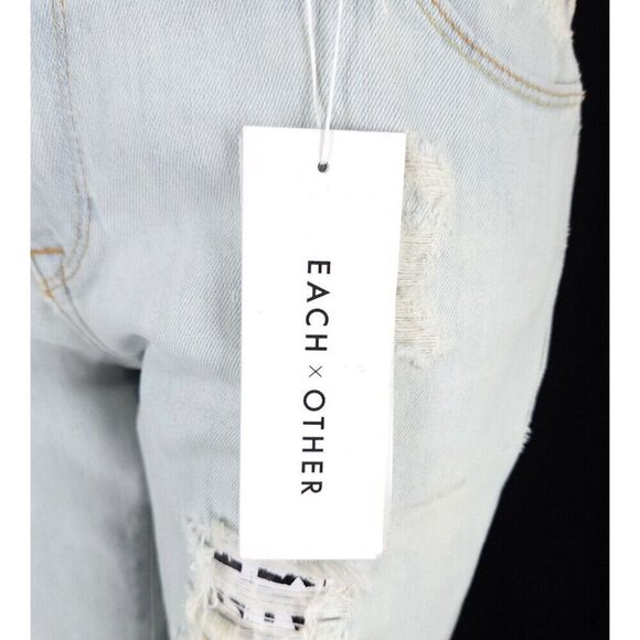 Each x Other Limited Edition Robert Montgomery Jeans 30 Scraped Slim - Picture 10 of 15
